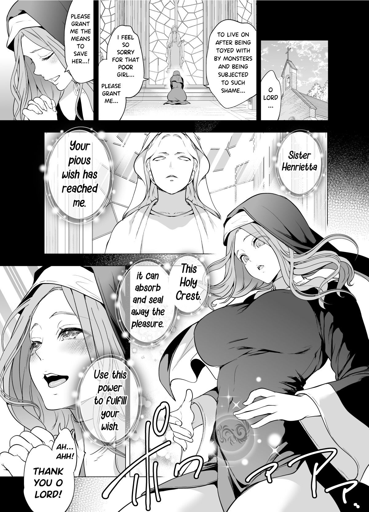 Hentai Manga Comic-Defeated by Tentacles - The Holy Maiden's Tragic End-Read-5